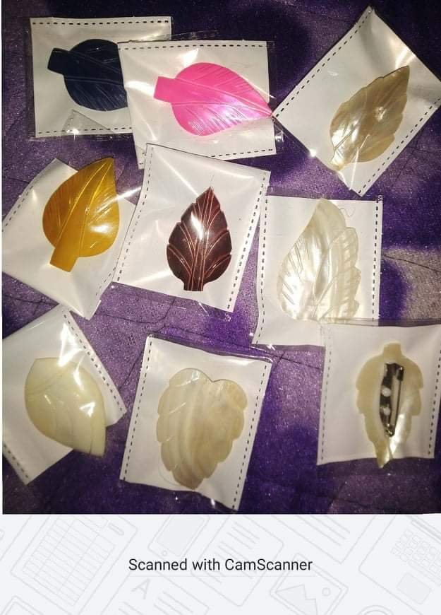 Decorative Shell Sari Pin